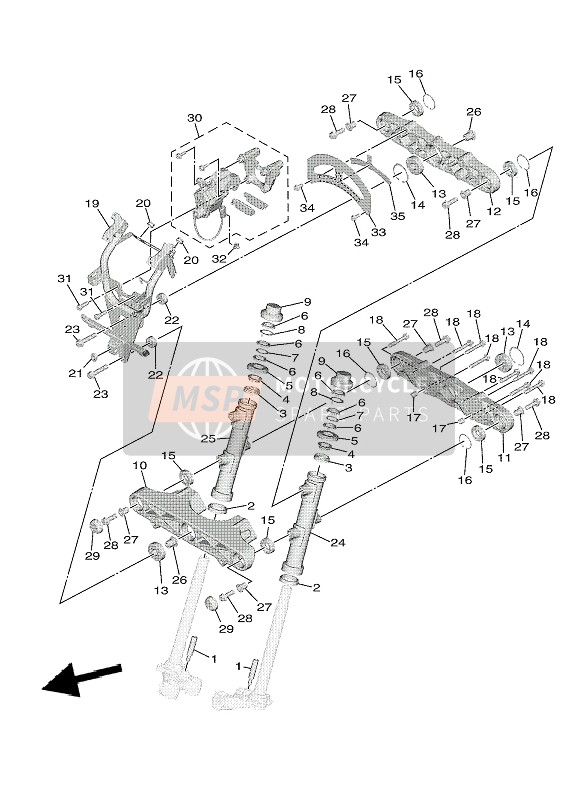 Yamaha TRICITY 300 2021 Sturen voor een 2021 Yamaha TRICITY 300